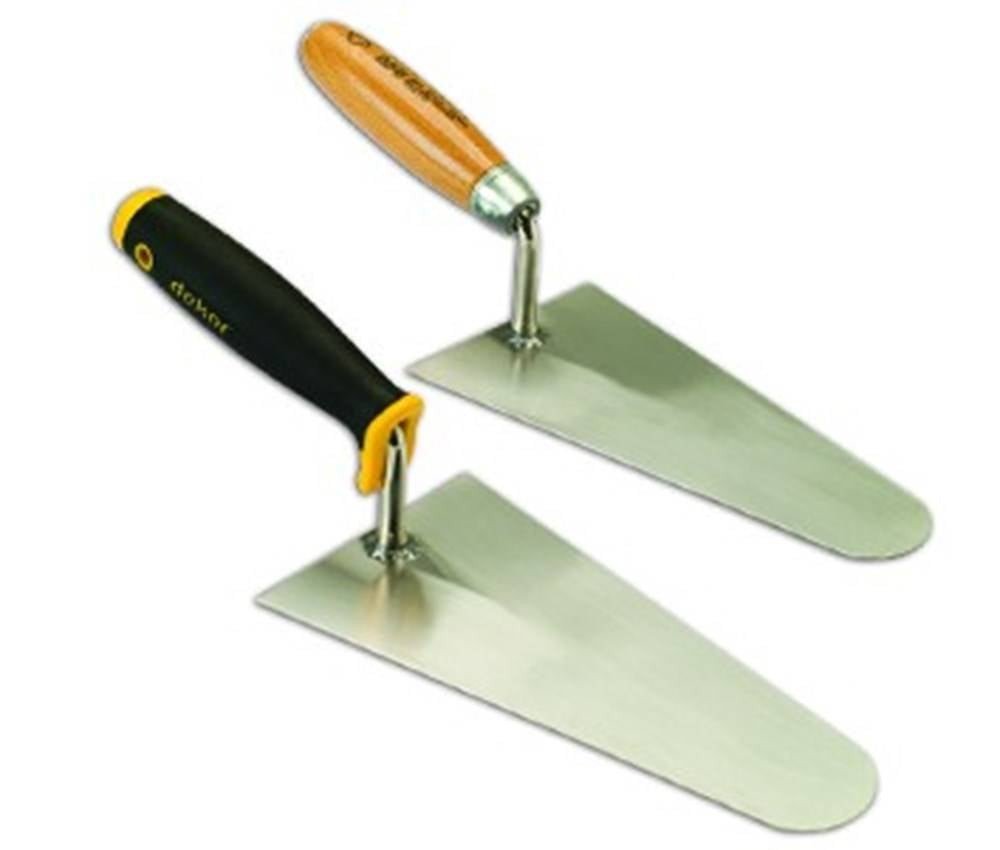 DEKOR Pleister en metseltroffel – Zacht handvat, Breedte 140 x84 mm -Verenstaal