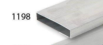 DEKOR Aluminium Wandrij (model) Balk  1 m