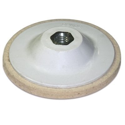 DEKOR Polijstvilt Marble Puur Wol 11cm