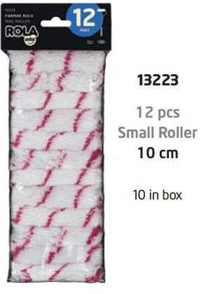 DEKOR Reserve kleine roller voor interieur maat 10 cm(12x)