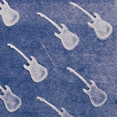 DEKOR Deroratief Gitarstempel 9×7 cm