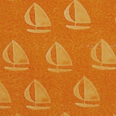 DEKOR Decratief Zeilbootstempel 9×7 cm