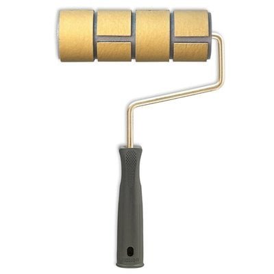 DEKOR Decoratief lederen rechthoekig effect roller 20 cm