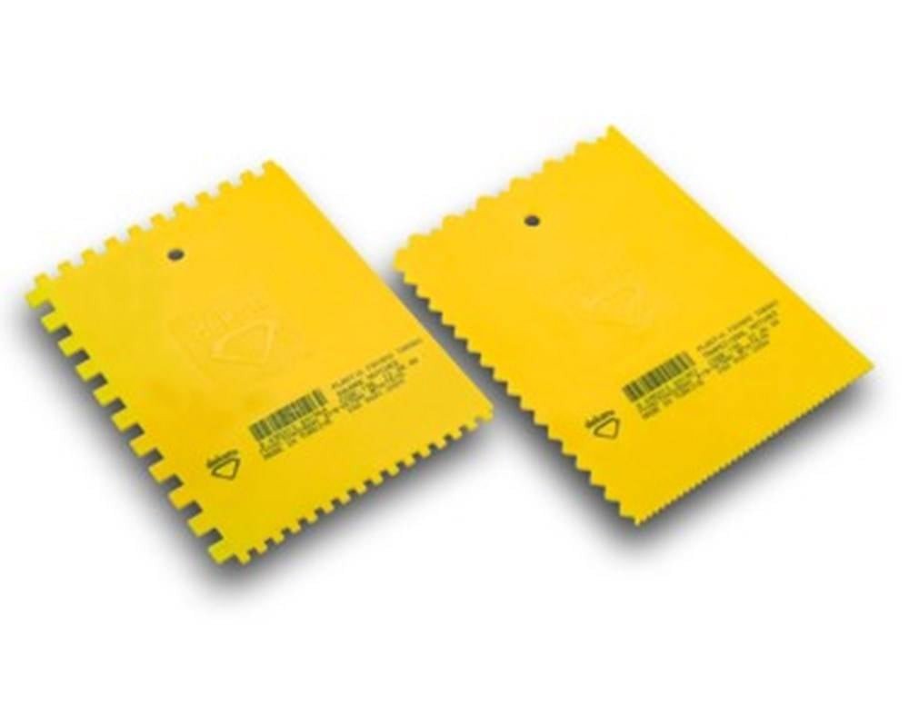 DEKOR Kunststof getand lijmkam, 135×180 mm vierkant kunststof