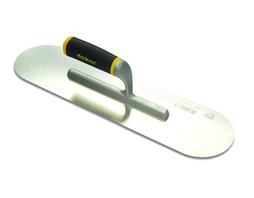 DEKOR Zwembad lijmspaan aluminium zacht handvat, 120×450 mm RVS