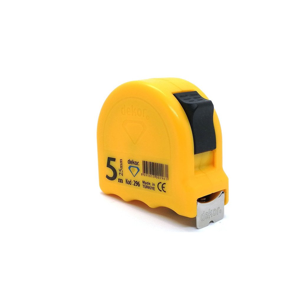 DEKOR rolmaat hard touch 5000×25 mm