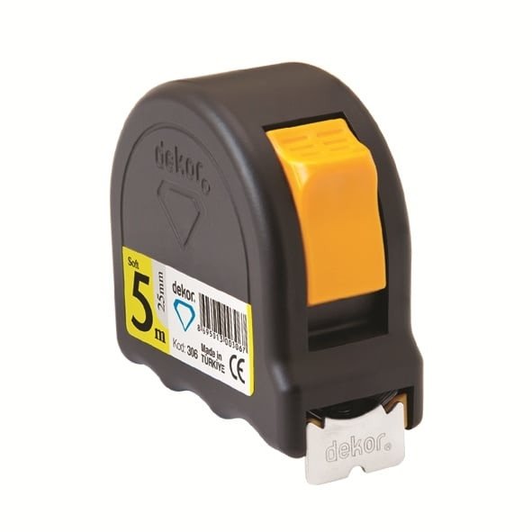 DEKOR Rolmaat zacht grip 5000×25 mm