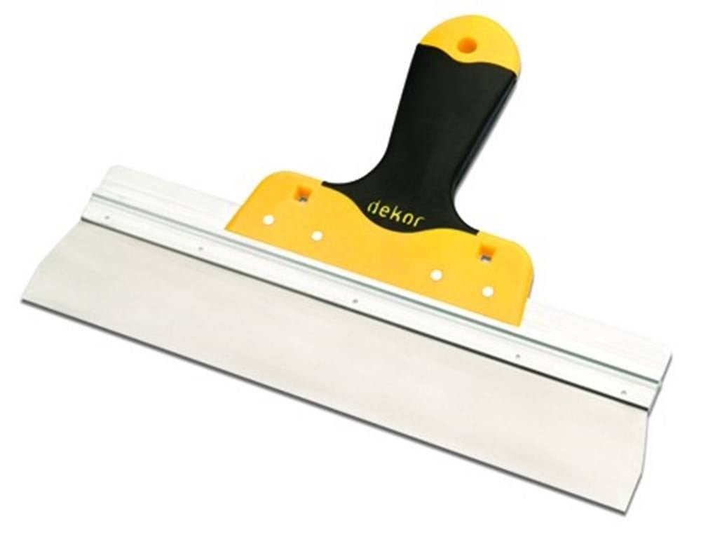 DEKOR Spackmes – Zacht handvat, Breedte 200 mm