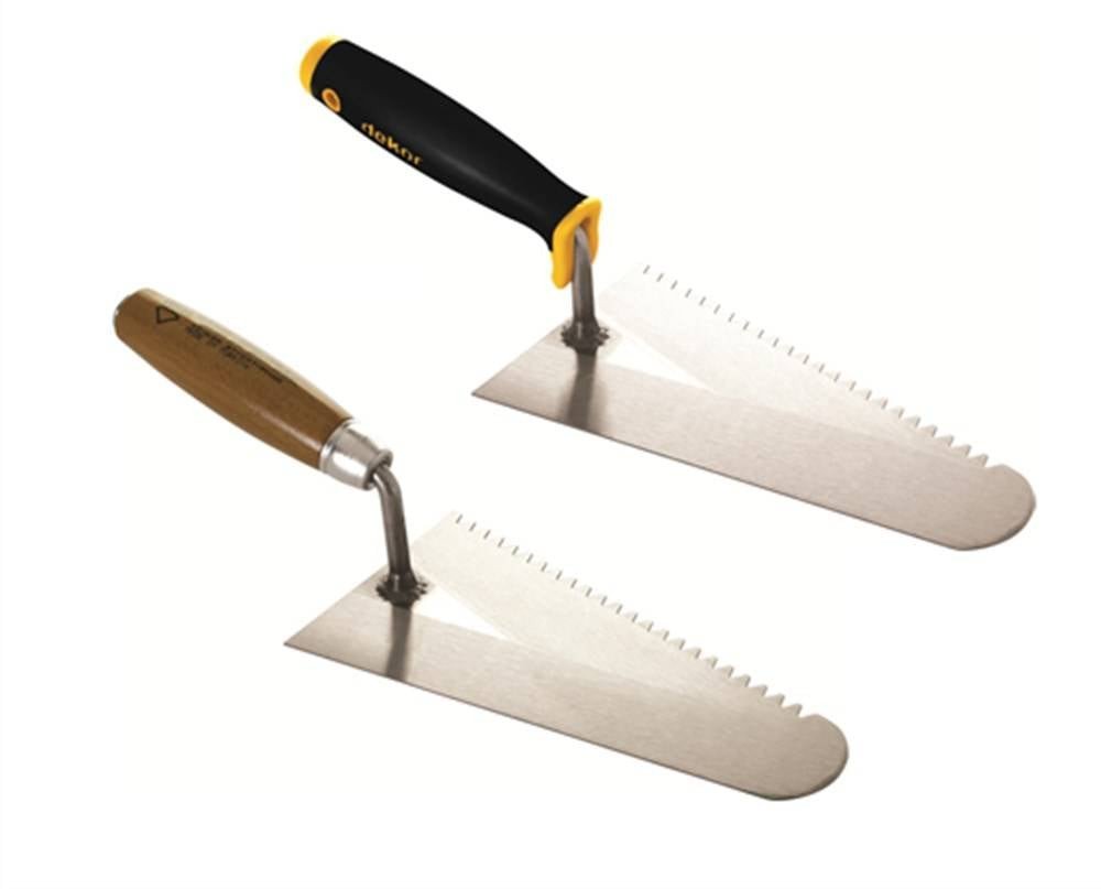 DEKOR Cellenbeton troffel, Soft Handvat 112×220 mm, Verenstaal