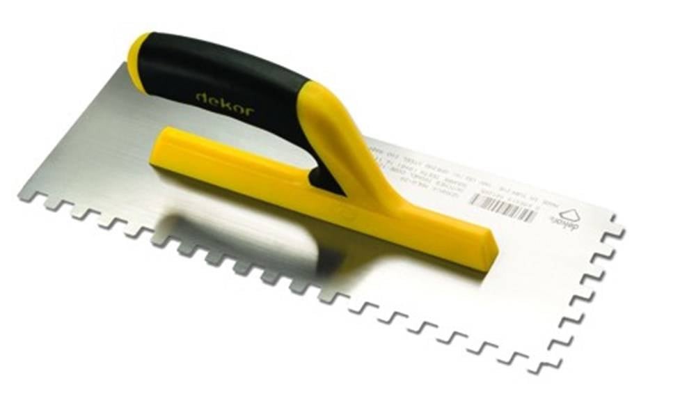 DEKOR Lijmkam open handvat – Zacht handvat, 120×300 mm 10×10 RVS