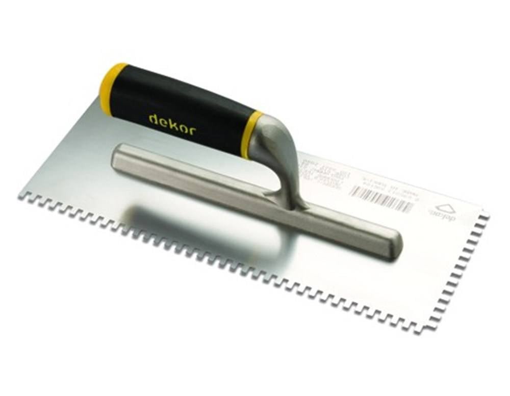 DEKOR Lijmkam open handvat – Aluminium handvat, 120×300 mm 6×6 RVS