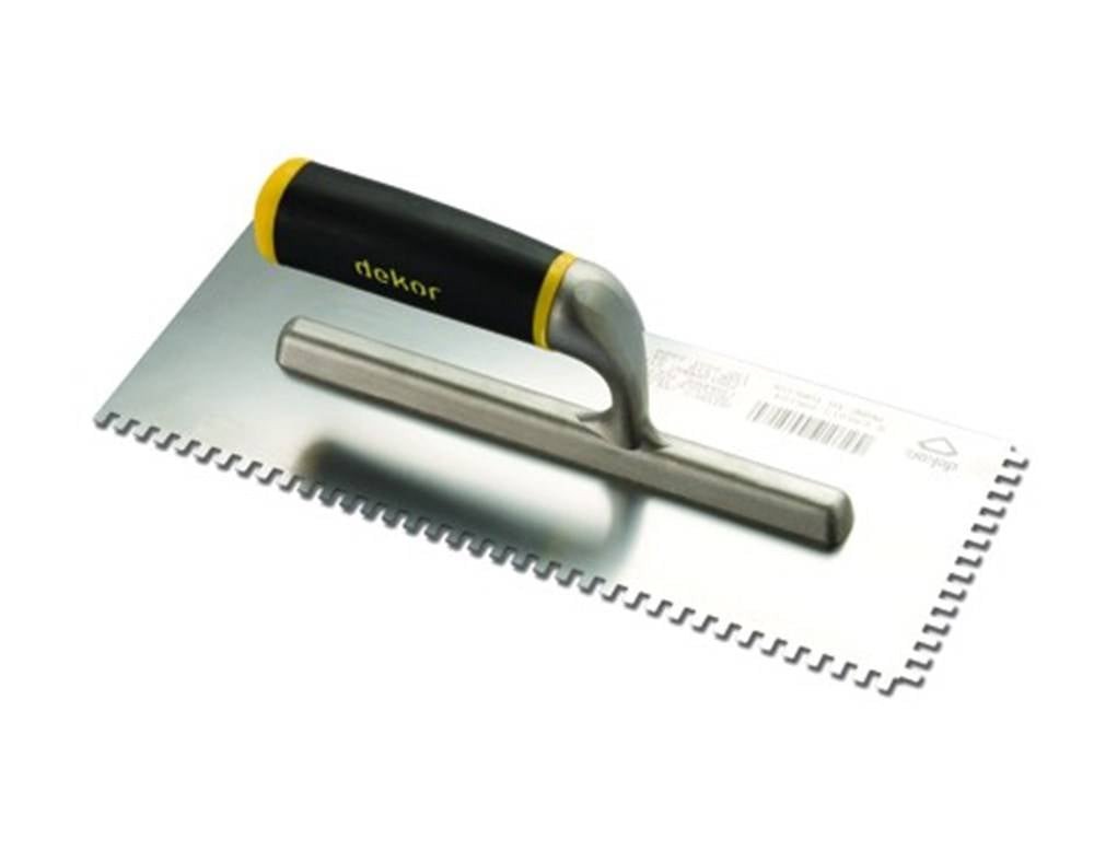 DEKOR Getand lijmspaan aluminium, Breedte 120 mm x 300mm 4×6