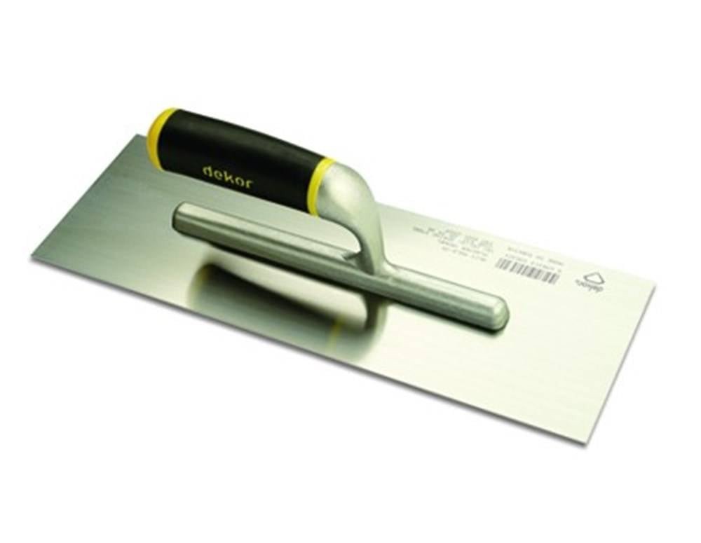 DEKOR Pleisterspaan open handvat – Aluminium handvat 120 mm X 300 mm RVS