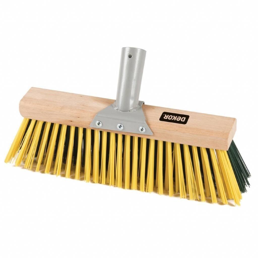DEKOR Houten buitenbezem 11.8″/30 cm