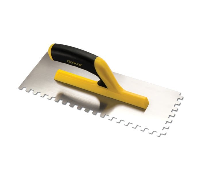 DEKOR – DEKOR Lijmkam open handvat – Aluminium handvat, 120×350 mm 12×12 RVS