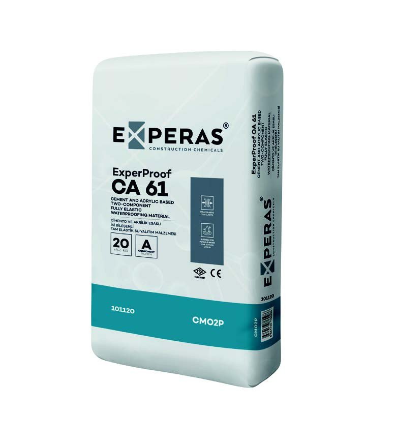 Afdichtingsmateriaal-ExperProof CA 61 30 kg- (Component A: Grey + Componen B: White)