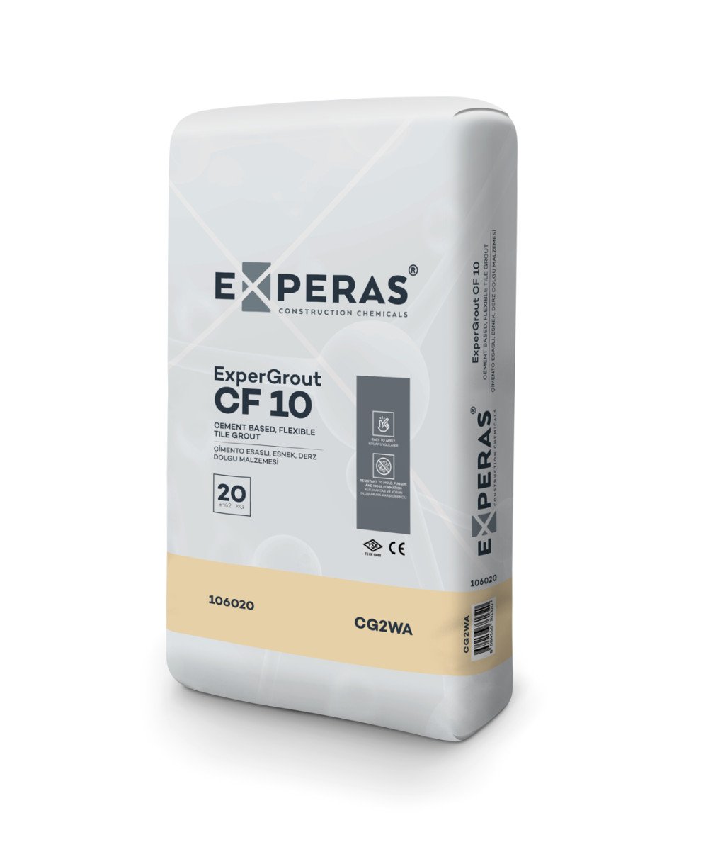 Tegellijm-ExperGrout CF 10-kraft 20 kg-GREY
